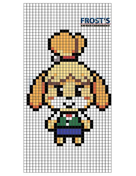 Animal Crossing: Perler Bead Isabelle Pattern Acnh Crafts, Perler Pins, Animal Crossing Art, Animal Crossing Isabelle, Pixel Beads, Easy Perler Beads Ideas, Perler Art, Pixel Art Templates, Diy Perler Bead Crafts