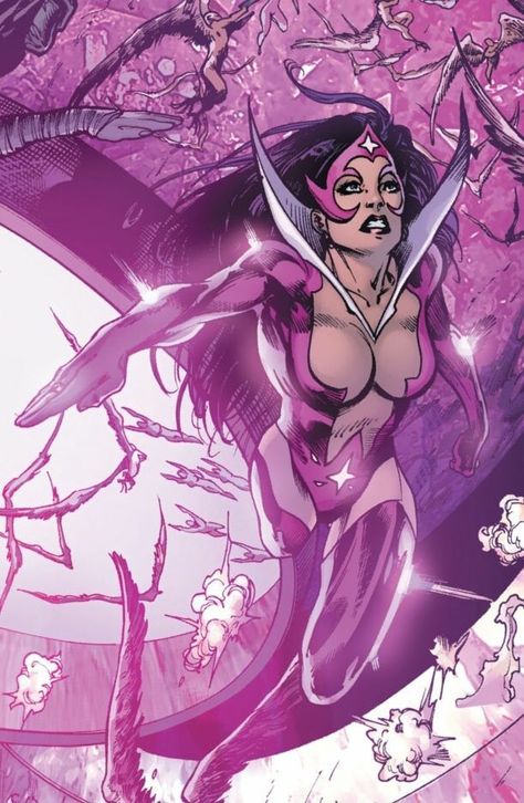 Star Sapphire Dc Comics, Dc Star Sapphire, Star Sapphire Dc Fanart, Pink Lantern Dc, Star Sapphire Dc, Carol Ferris, Pink Lantern, Pink Characters, Pink Lanterns