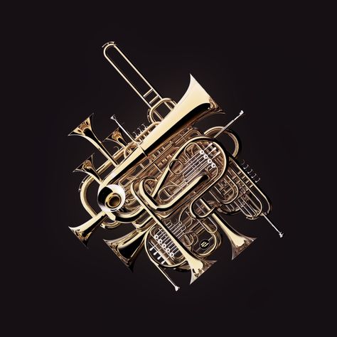 The all in one Brass Music Instrument on Behance Brass Musical Instruments, Brass Music, Musician Photography, Paper Quilling For Beginners, Brass Instrument, Brass Instruments, Woodwind Instruments, Duke Ellington, Music Pics