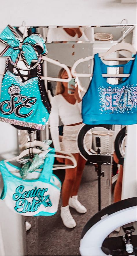 Senior Elite Practice Wear, Cheer Practice Outfits Allstar, All Star Cheer Practice Wear, All Star Cheer Aesthetic, Summit Cheer, Great White Sharks Cheer, Cheerleading Pics, Cheer Practice Outfits, Cheer Practice Wear