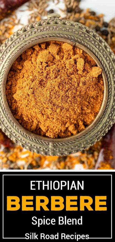 Berbere Spice, Homemade Spice Mix, Spice Blends Recipes, Spice Mix Recipes, Homemade Spice Blends, Ethiopian Food, Seasoning Recipe, Homemade Spices, Homemade Seasonings