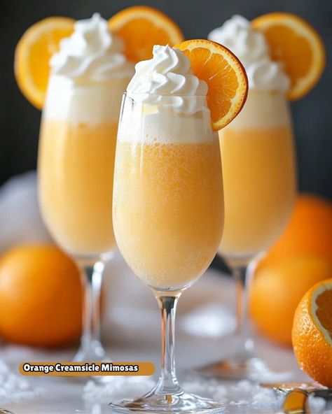 Savory Kitchen Fun - Daily Recipes | 🍊 Orange Creamsicle Mimosas 🥂 | Facebook Orange Creamsicle Mimosa, Creamsicle Mimosa, Classic Mimosa, Grandma's Recipes, Mimosa Recipe, Kitchen Fun, Daily Recipes, Orange Creamsicle, Grandmas Recipes