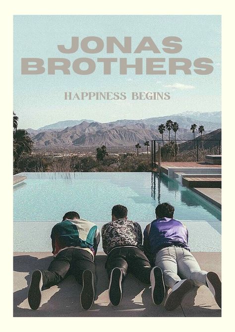 Jonas Brothers Poster, Jonas Brother, Favorite Albums, Vintage Music Posters, Poster Boys, Poster Room, Joe Jonas, Tour Posters, Nick Jonas