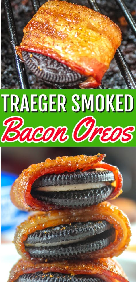 Smoked Bacon Wrapped Oreos, Smoked Easter Recipes, Things To Make On Smoker, Fun Traeger Recipes, Traeger Dinner Recipes, Breakfast On The Smoker, Food On The Grill Ideas, Smoked Recipes Appetizers, Easy Smoked Appetizers