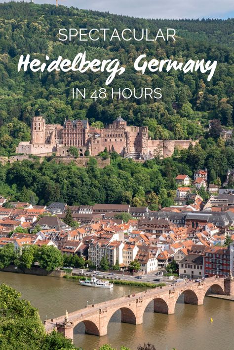 Spectacular things to do in Heidelberg, Germany. Explore the city in a day or two - here's our guide to Heidelberg in 48 hours. #Heidelberg #Germany #Itinerary #TravelGuide #TravelPlanning #TripPlanning #Europe #Castle #OldTown #StreetArt Heidleburg Germany Things To Do, Heidleburg Germany, Germany Itinerary, Germany Travel Destinations, Germany Travel Guide, Heidelberg Germany, Visit Germany, Have Inspiration, European Vacation