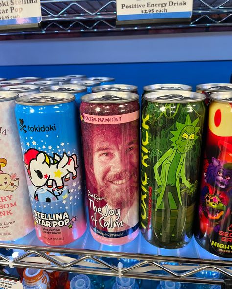 Anyone else have a thing for weird sodas? I love the artwork on the cans! I think I might be more into the artwork than the sodas themselves. It started with having Jones Soda parties in high school and now I just love finding new and weird sodas. This shop had so many cool ones! Jones Soda, Blue Candy, Disney Dream, In High School, Passion Fruit, Energy Drinks, A Thing, Dream Wardrobe, Positive Energy