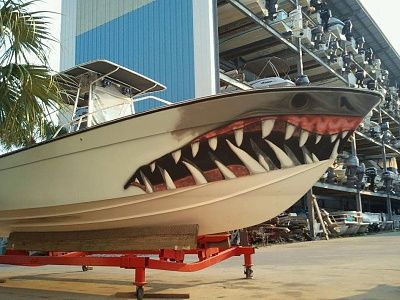 help me find the shark boat graphics-sharkboat-jpg Jon Boats, Мотоц�иклы Harley Davidson, Boat Paint, Boat Wraps, Boat Restoration, Fast Boats, Jon Boat, Cool Boats, Boat Stuff