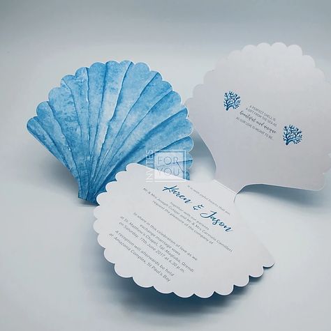 Wedding Invitation Sea Theme, Ocean Theme Wedding Invitations, Ocean Themed Invitations, Oyster Wedding Invitations, Sea Wedding Invitations, Wedding Sea Theme, Wedding Ocean Theme, Mermaid Themed Wedding, Sea Inspired Wedding