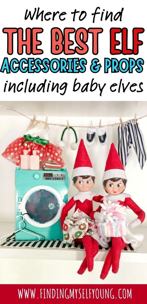 The Best Stores for Elf Accessories {2023} | Finding Myself Young Elf Accessories, Elf Games, Printable Props, Elf On Shelf, Accessories 2023, Elf Kit, Finding Myself, Elf Props, Elf Activities