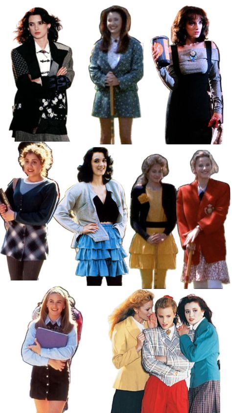 Heathers Heathers 80s Outfits, Heathers Inspired Outfits, Heathers Halloween Costume, Heathers Outfit, Heathers Fashion, Savannah Core, Cute 80s Outfits, Heathers Costume, Veronica Heathers