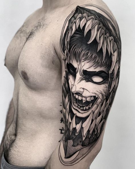 https://www.instagram.com/p/CS692lsHldB/?utm_medium=share_sheet Berserker Tattoo, The Black Swordsman, Black Swordsman, Kentaro Miura, Hand Doodles, Text Tattoo, Gaming Tattoo, Dark Art Tattoo, Dark Tattoo