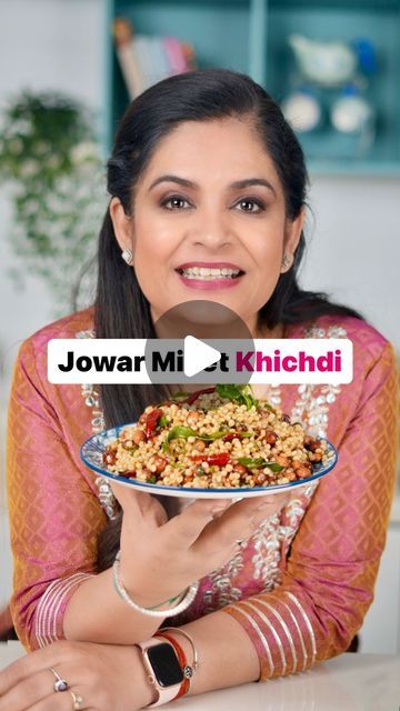 Healthy Khichdi Recipes, Jowar Khichdi Recipe, Jowar Recipes Healthy, Protein Rich Foods Vegetarian, Millets Recipes Indian, Khichdi Recipe Indian, Millet Recipes Breakfast, Vegetarian Breakfast Recipes Indian, Jowar Recipes