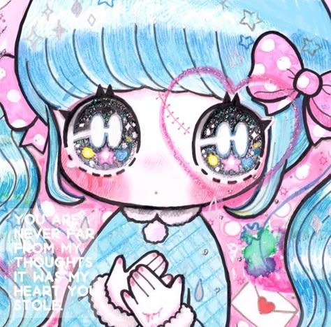 Fairy Kei Art, Jade Core, 2000s Anime, Tumblr Art, Art Style Inspo, Chibi Drawings, Cute Patterns Wallpaper, Yellow And Pink, Happy Valentine's Day