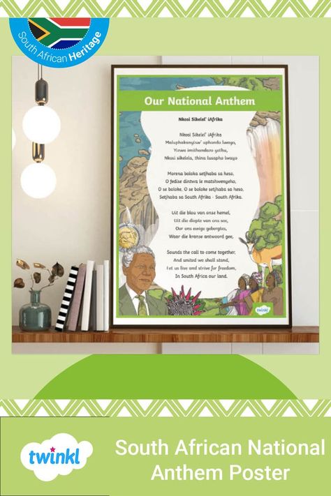 Our National Anthem Poster National Anthem Lyrics, Class Displays, Lyrics Poster, Lyric Poster, National Anthem, School Days, South African, Teaching Resources, The National