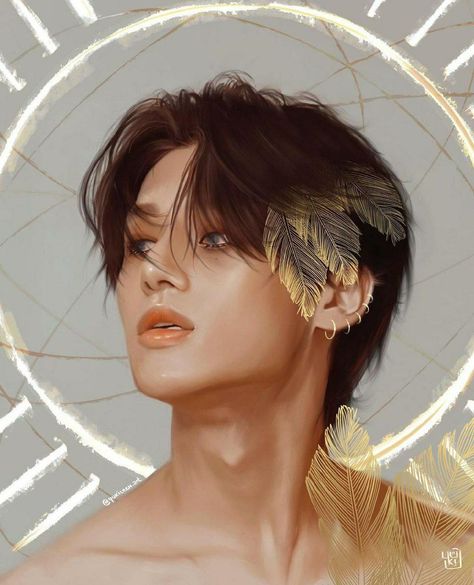 Pirate Kids, Wooyoung Ateez, Kpop Drawings, Woo Young, Kawaii Aesthetic, Hair Inspiration Color, Kpop Fanart, Drawing People, Fashion Drawing