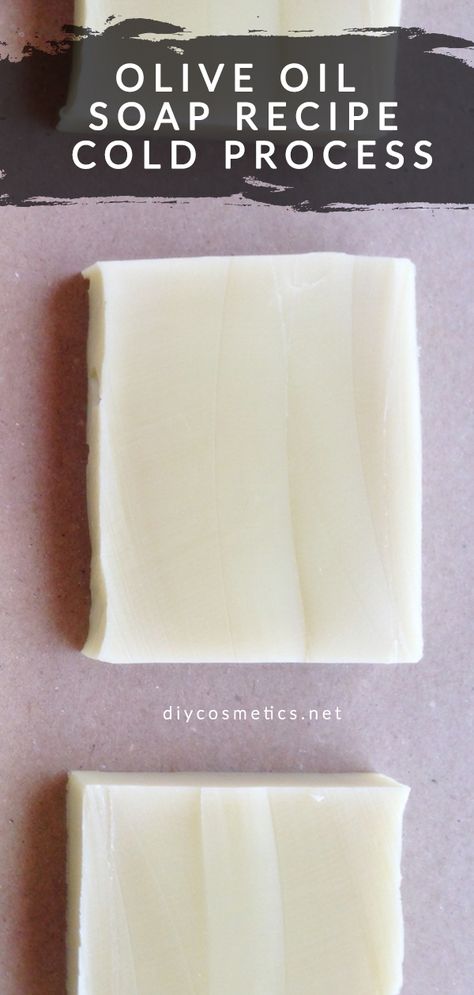 How to make cold process olive oil soap? In this article, I will talk about how make homemade soap. Homemade Cold process pure soap has 3 main ingredients. Coconut And Olive Oil Soap Recipe, Olive Oil And Coconut Oil Cold Process Soap Recipe, Olive Oil Soap Recipe Cold Process, Olive Oil Soap Recipe, Homemade Olive Oil, Luffa Soap, Butter Making, Diy Soap Bars, Diy Soaps