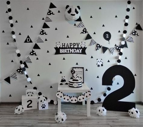 Notebooks To Buy, Panda Birthday Theme, Panda Birthday Party Decorations, Panda Themed Party, Jessica King, Panda Birthday Party, Panda Decorations, White Party Decorations, Journals And Notebooks