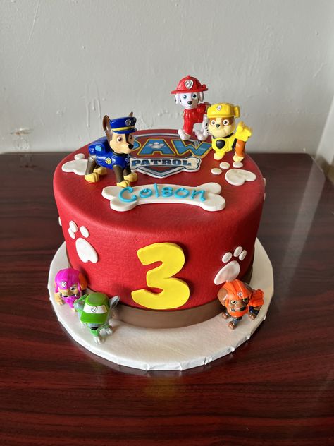 Paw Patrol Cake With Toys, Paw Patrol Fondant Cake, Paw Patrol 3rd, Paw Patrol 3rd Birthday, Paw Patrol Birthday Cake Boys, Fondant Torte, 3rd Birthday Cake, Hd Cover Photos, Paw Patrol Birthday Cake