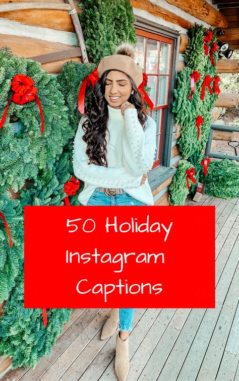 Friendsmas Captions, Holiday Party Captions Instagram, Description For Instagram Photos, Christmas Selfie Captions, Merry Christmas Ig Caption, Christmas Eve Captions For Instagram, Christmas Ig Captions, Christmas Insta Captions, Christmas Party Captions