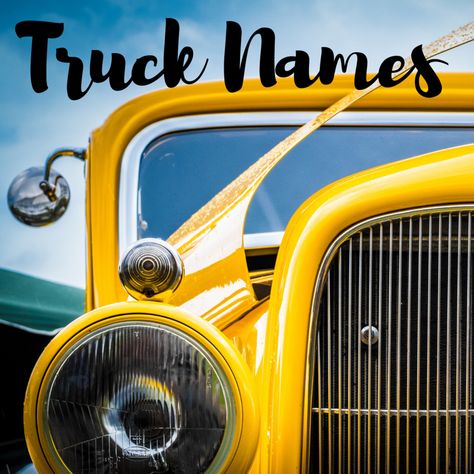 Are you a truck enthusiast? Whether you've got a Chevy Silverado, a classic 1966 Ford F-100, or a Dodge Ram, there's a truck name for you here on the list. Ford Truck Quotes, Jeep Names, Female Trucks, Truck Quotes, Best Names, Truck Names, Country Trucks, Boyfriend Kissing, Truck Photo