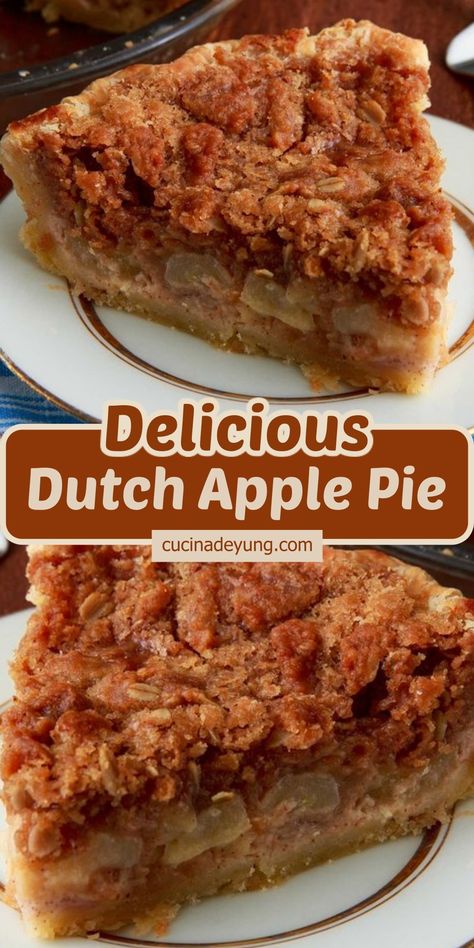 Delicious Dutch Apple Pie – CUCINADEYUNG Easy Dutch Apple Pie, Dutch Apple Pie Topping, Homemade Dutch Apple Pie, Apple Pie From Scratch, Dutch Apple Pie Recipe, Apple Pie Recipe Homemade, Apple Crumble Pie, Dutch Apple Pie, Best Apple Pie