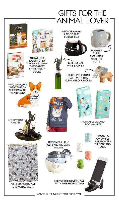 Gift Guide: The Animal Lover (and a Question for You) Diy Cricut Gift Ideas, Parent Christmas Gifts, Mom Gifts Ideas, Cricut Gift Ideas, Unique Gift Guide, Secret Santa Gift Ideas, Dog Lovers Birthday, Dad Gift Ideas, Parents Christmas