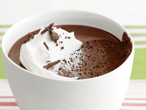 Chocolate Pots de Creme Recipe : Food Network Kitchen : Food Network - FoodNetwork.com Valentines Day Chocolates, Food Network Magazine, Chocolate Dessert Recipes, Chocolate Pies, Think Food, Chocolate Pots, Chocolate Cream, Chocolate Pudding, Best Chocolate