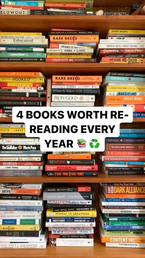 getbetterwithbooks on Instagram: What’s a book you reread? Comment below 👇🏼 #getbetterwithbooks #readmore #readmorebooks #selfhelp #mindset #reelsvideo #booktok #booknerds Best Self Help Books, Books To Read Nonfiction, Investing Books, Easy Books, 100 Books To Read, Self Development Books, Money Book, Build Wealth, Recommended Books To Read