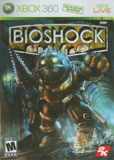 BioShock Xbox 360 Front Cover Bioshock 1, Bioshock Game, Bioshock 2, Bioshock Infinite, Xbox 360 Games, Wind Waker, Ocarina Of Time, Xbox Live, Bioshock