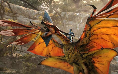 The Red Dragon from Avatar! MAGNIFICENT!!!!!!!! Toruk Makto, Sully Avatar, Avatar Film, Pet Anime, Alpha Centauri, Jake Sully, Avatar James Cameron, Last Shadow, Pandora Avatar