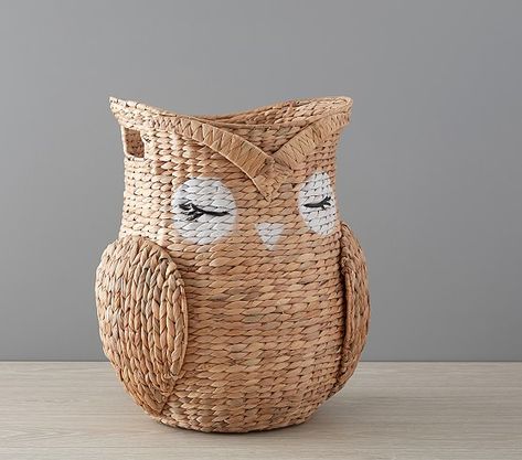 Shaped Owl Storage | Nursery Storage | Pottery Barn Kids Target Pillowfort, Changing Table Storage, Baby Nursery Inspiration, Owl Nursery, Diaper Caddy, Playroom Organization, Nursery Storage, Nursery Inspo, Themed Nursery