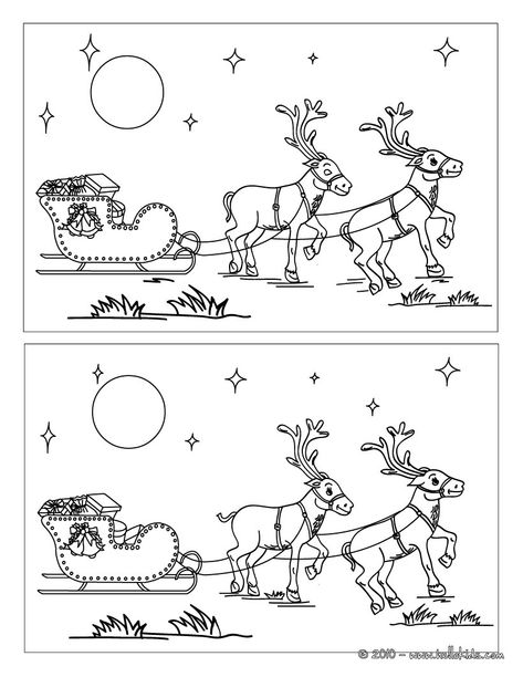 Christmas Spot The Difference Printable, Christmas Spot The Difference, Spot The Difference Printable, Find The Differences Games, Spot The Difference Games, Christmas Worksheets, Spot The Difference, Holiday Games, Hidden Pictures