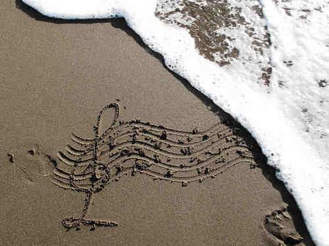 Pursuit of Joyfulness: Music Washes Away from the Soul the Dust of Everyday Life {Music Room Theme}  #musicedchat #kodalyclassroom #musicroom Ocean Music, Art Musical, Beach Music, All About Music, I Love The Beach, Musical Art, Beating Heart, I Love Music, Music Room