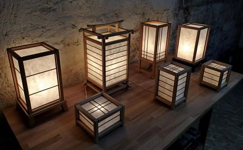 Craftsman Cabin, Rice Paper Shade, Floor Lanterns, Asian Lamps, Japanese Paper Lanterns, Japanese Lamps, Paper Floor Lamp, Japanese Lantern, Japanese Lanterns