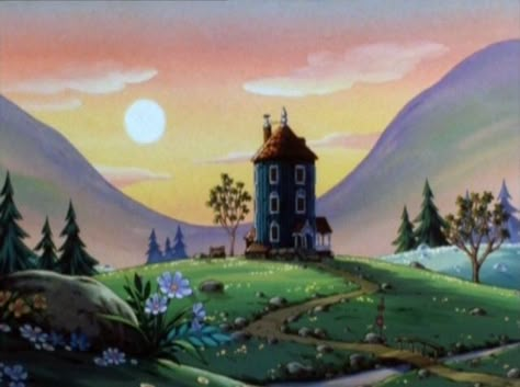 Moomin House, Moomin Wallpaper, Moomin Cartoon, Moomin Valley, Tove Jansson, Aesthetic Japan, Cartoon Movies, Studio Ghibli, Painting Inspiration