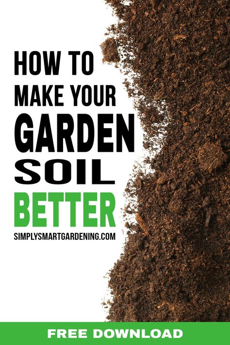 Want to improve your soil, but don't know where to start? Follow these DIY garden soil instructions and you can eliminate 80% of your plants' problems. You'll learn how to prepare your soil for planting by testing and improving it. Find out how to make your garden soil the best it can be by amending your soil. And discover the four things you should never do to your soil. Get started now!  #simplysmartgardening #gardensoildiy #gardensoilimprovement #bestgardensoil Diy Garden Soil, Garden Improvement, Homestead Gardening, Gardening Tricks, Healthy Soil, Homesteading Ideas, Sustainable Community, Organic Soil, Fall Garden