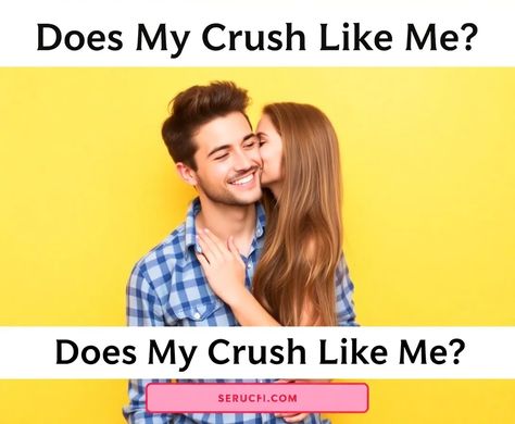 Embark on an intriguing journey to decode your crush's emotions with the "Does My Crush Like Me?" Quiz. If you're thinking about making a move on someone special, this quiz is your ideal tool to assess their interest. Discover potential signals and make informed choices about your romantic decisions. Best of luck as you navigate this quiz, and may it steer you towards the love and happiness you seek. Take the quiz now and gain crucial insights into the dynamics of your crush's feelings. Should I Ask My Crush Out, Imagine This Crush, Cute Things To Make For Your Crush, Quiz For Boyfriend About Me, Do I Love Him Quiz, Name Compatibility Test On Paper, What To Tell Your Crush, Does Your Crush Like You, Conversation Starters Crush