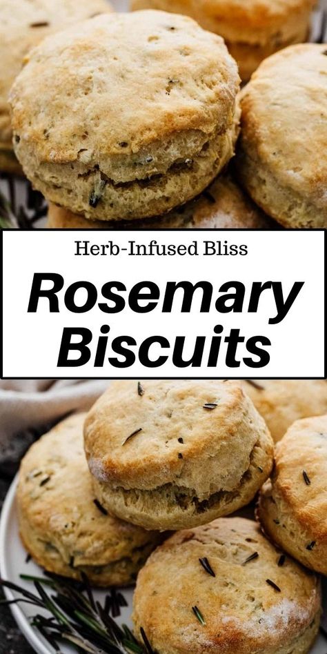 Recipes With Rosemary, Savory Biscuits, Herb Biscuits, Rosemary Scones Recipe, Rosemary Drop Biscuits, Rosemary Dessert, Rosemary Honey Biscuits, Rosemary Biscuits Recipe, Rosemary Parmesan Scones