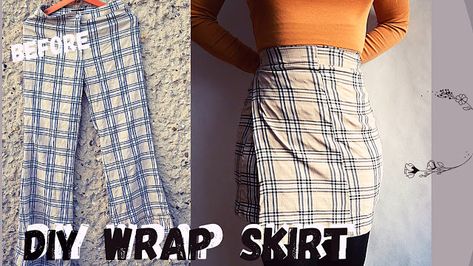 Refashion Co-op: how to make a wrap skirt Make A Wrap Skirt, How To Make A Wrap Skirt, How To Make Wraps, Diy Wrap Skirt, Wrap Skirt Tutorial, Dress Sewing Tutorials, Mini Wrap Skirt, Wrap Skirts, Skirt Tutorial