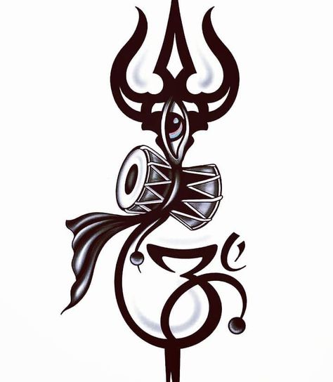 Trisula Design, Trisula Tattoo, Trisula Tattoo Design, Trishool Tattoo, Om Trishul Tattoo, Hindu Tattoos, Trishul Tattoo Designs, Trishul Tattoo, Mahadev Tattoo