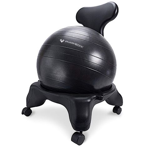 Balance Ball Chair, Best Ergonomic Office Chair, Birthing Ball, Workout Room, Balance Ball, Ball Chair, Chair Exercises, Exercise Ball, Stability Ball