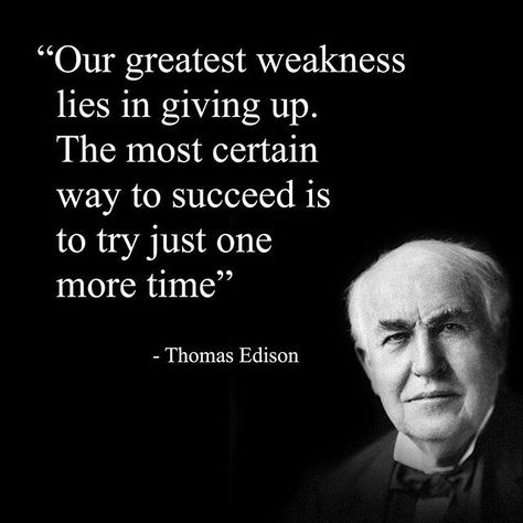 Thomas Edison quote Thomas Edison Quotes, Edison Quotes, Successful Women Quotes, Success Quotes Business, Success Life, Inspiring Thoughts, Beautiful Poetry, Proverbs Quotes, Motivational Quotes For Students