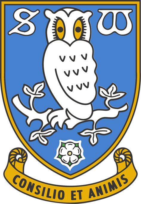 Sheffield Wednesday F.C., Sheffield Wednesday Football Club Sheffield Wednesday Wallpaper, Hillsborough Stadium, English Football Teams, Wednesday Wallpaper, Sheffield Wednesday Fc, Logo Club, Sheffield Wednesday, English Football League, Team Badge