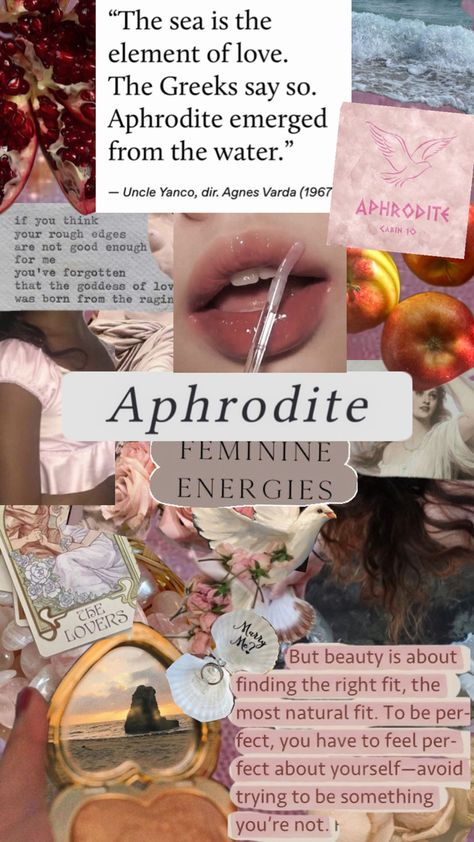 Yet another aphrodite collage Worship Aphrodite, Aphrodite Collage, Child Of Aphrodite Aesthetic, Aphrodite Fanart, Aphrodite Drawing, Daughter Of Aphrodite Aesthetic, Aphrodite Art, Aphrodite Cabin, Venus In Libra