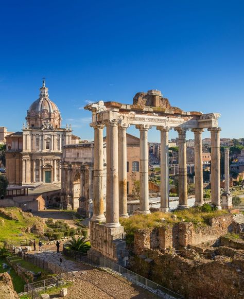 🏛️ #RomanForumView 🏟️ The Roman Forum view, a city square in ancient Rome, Italy. Roman Forum Aesthetic, Rome Forum, Roman Forum Rome, Forum Rome, Ancient Italy, Rome Trip, Rome Aesthetic, City Square, Rome Photo