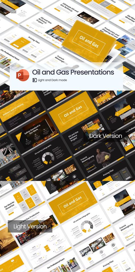 Oil and Gas Energy PowerPoint Presentation Template - 35 Unique Slides Coal Energy, Powerpoint Inspiration, Presentation Template Design, Best Presentation Templates, Research Presentation, Gas Energy, Business Ppt, Powerpoint Free, Energy Power