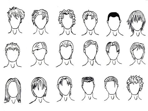 Cartoon Slicked Back Hair, Male Hairstyles Drawing Cartoon, Male Cartoon Hair, Boys Haircut Drawing, Boy Hair Sketch, Boy Hairstyles Drawing, Hair Styles Drawing Meme, Boy Hair Drawing, Short Hair Drawing