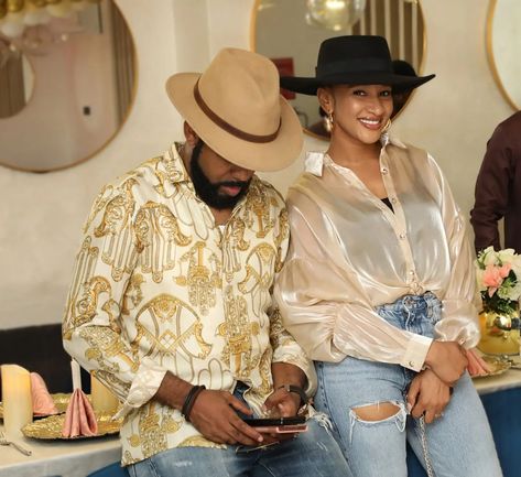 Adesua Etomi-Wellington on Instagram: “🥰🥰🥰 @bankywellington” Adesuwa Etomi, Adesua Etomi, Wellington, Wedding Designs, Fashion Inspo Outfits, Photo Shoot, Cowboy Hats, Cowboy, Fashion Inspo