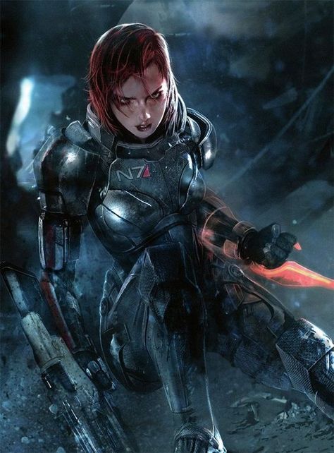 Mass Effect 3: Shepard | #art #games #masseffect: Concept Art Books, Mass Effect 1, Mass Effect Universe, Mass Effect Art, Mass Effect 3, Commander Shepard, Kid Icarus, Arte Cyberpunk, Japon Illustration