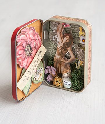 Fairy Affirmations, Mint Tin Crafts, Fairy Box, Altoid Tin, Altoids Tins, Altered Tins, Mint Tins, Altered Boxes, Magic Box